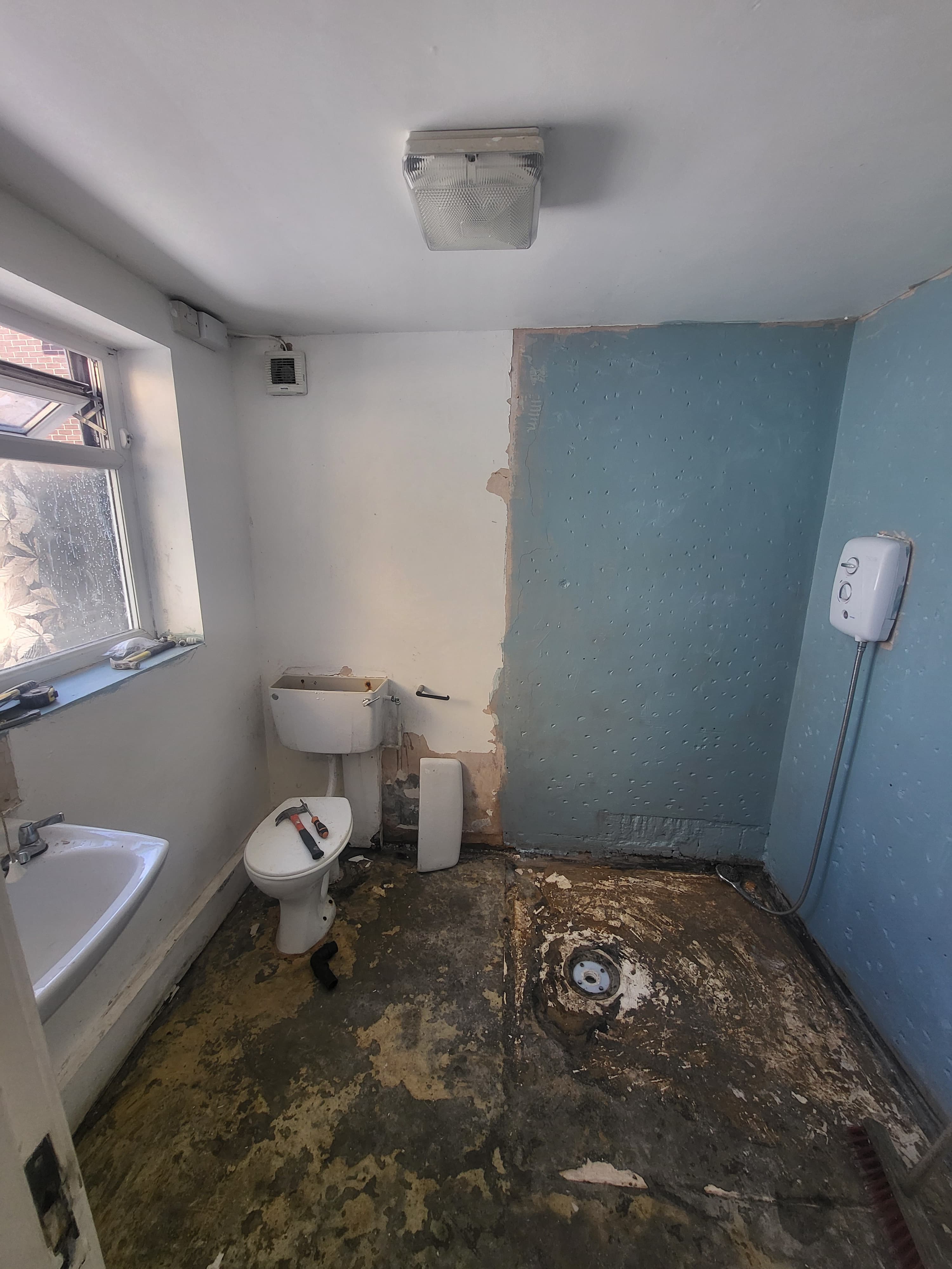 Accessible Wet Room - Before